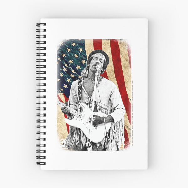 Aperçu de l'œuvre Jimi Hendrix - Modèle de bannière étoilée créée et vendue par Kyle James.
