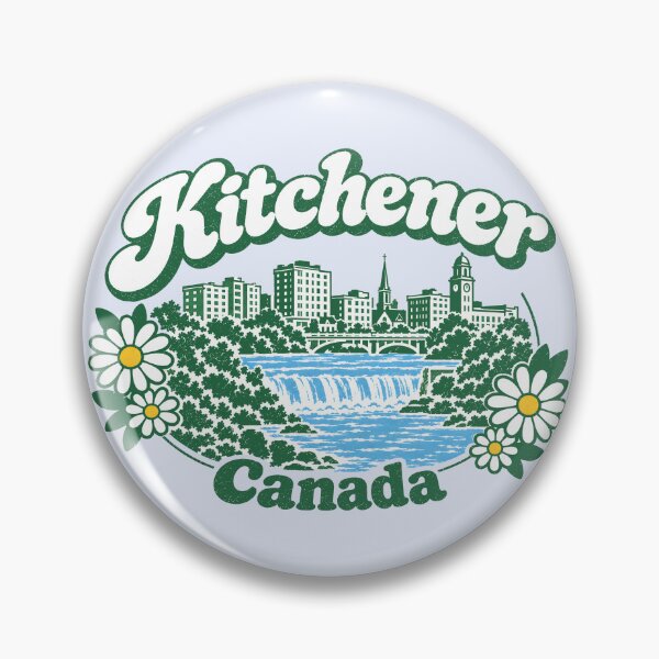 Item preview, Kitchener Ontario Canada Retro Pretty City  designed and sold by HowToCanadian.