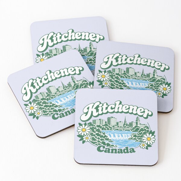 Item preview, Kitchener Ontario Canada Retro Pretty City  designed and sold by HowToCanadian.