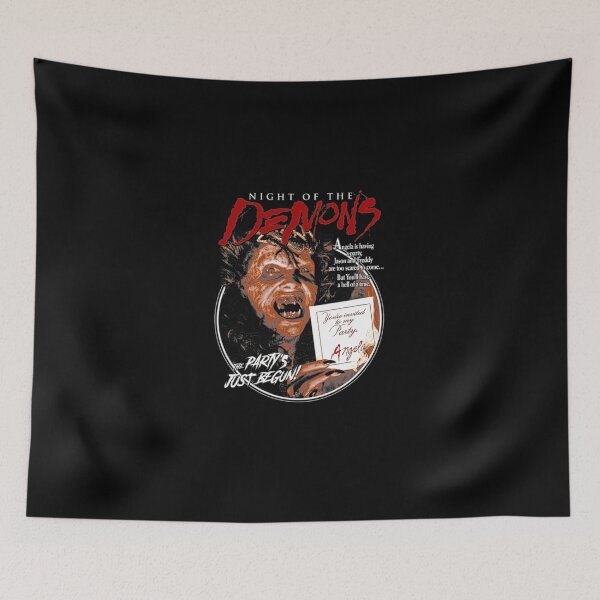 Item preview, Retro Spooky Party Invitation Demon Poster Art designed and sold by JohnFeistd.