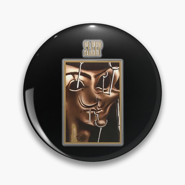 Item preview, Stoner Metal Band Golden Face Portrait designed and sold by AFKChic.