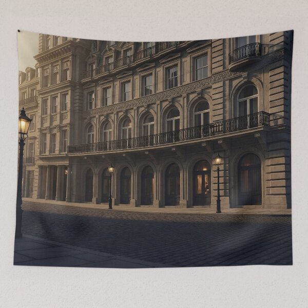 Item preview, Victorian Architecture Vintage Historic Building Art designed and sold by Glitchart66.