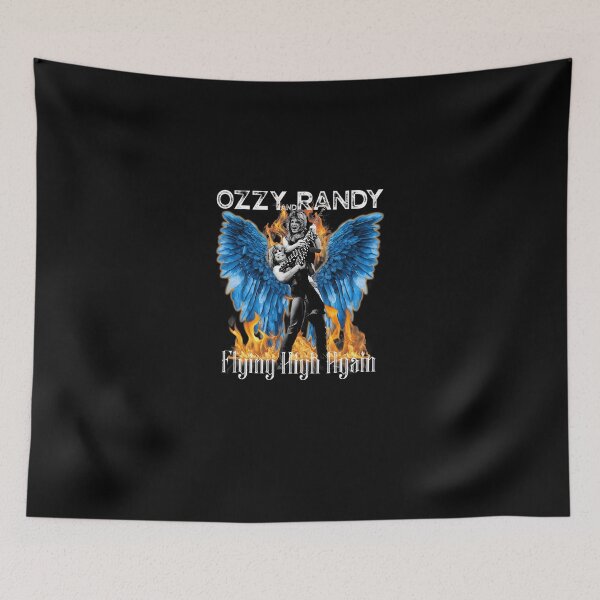 Item preview, Heavy Metal Rock Guitarist Blue Angel Wings Art designed and sold by JohnFeistd.