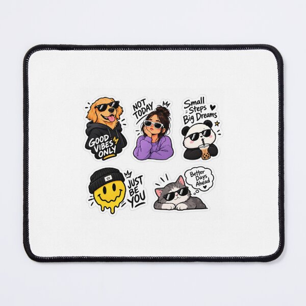 Item preview, Cool Aesthetic Gen Z Sticker Pack designed and sold by Nicefashions.