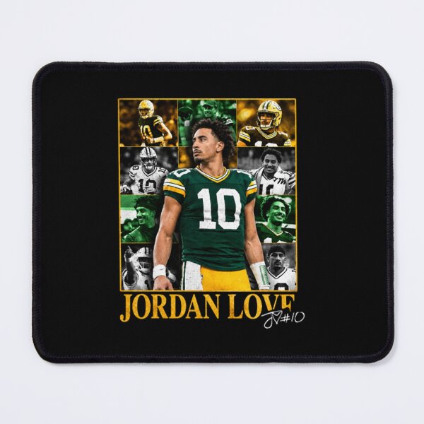 Item preview, Jordan Love Green Bay Football designed and sold by speakmanArt.