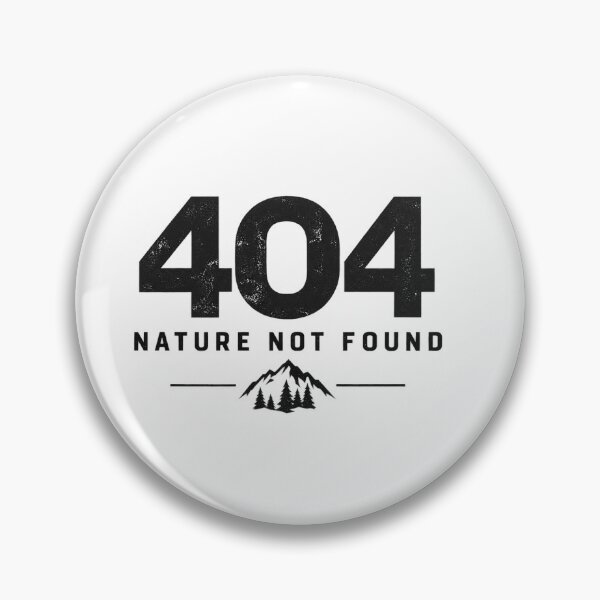 Item preview, 404 Nature Not Found Minimalist Outdoor T-Shirt designed and sold by hasii-store.