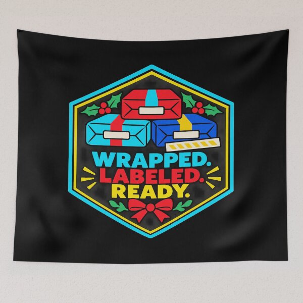 Item preview, Wrapped Labeled Ready Sterile Processing Humor Badge designed and sold by DreamLayerStudio.