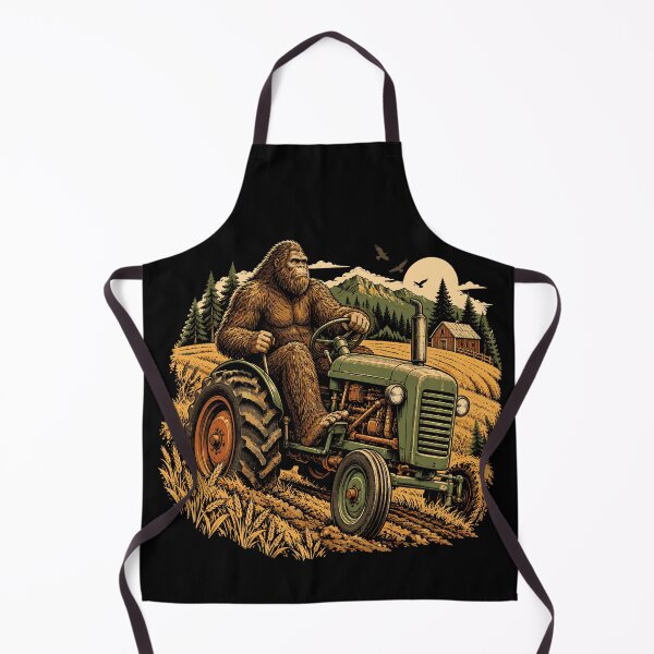 Item preview, Bigfoot Farmer Riding Tractor Funny Farming designed and sold by roni-harbor.