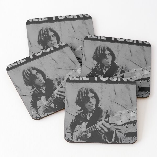 Aperçu de l'œuvre Neil Young Noir créée et vendue par AbsoluteBuzz.