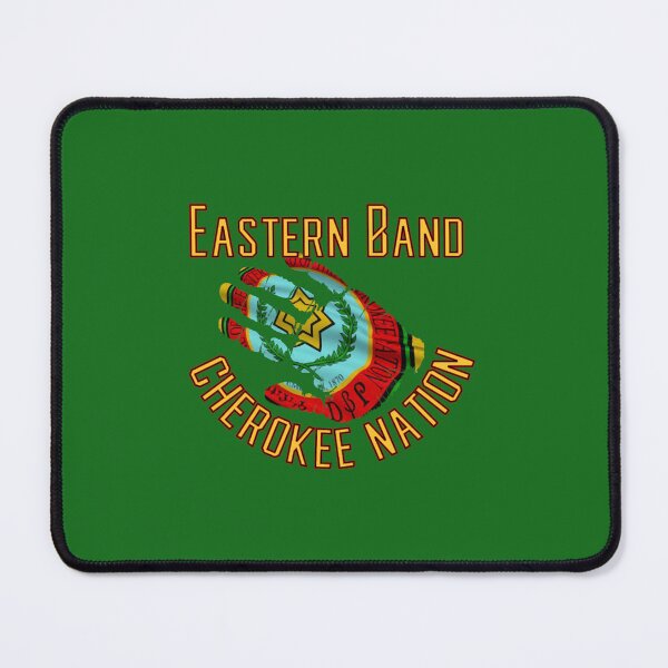 Item preview, Eastern Band Cherokee Nation Handprint Flag designed and sold by PaulineStanl15.
