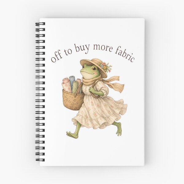 Item preview, Off To Buy More Fabric Funny Frog Sewing Quilting designed and sold by BuncoHearas.
