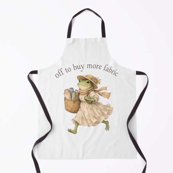Item preview, Off To Buy More Fabric Funny Frog Sewing Quilting designed and sold by BuncoHearas.