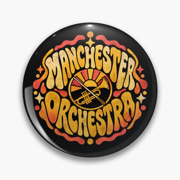 Item preview, Manchester Orchestra Psychedelic Sunset Emblem designed and sold by JMS-Artvintage.