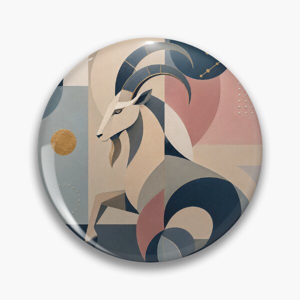 Item preview, Capricorn Zodiac illustration – Celestial Astrology Art designed and sold by GalleryKauffeld.
