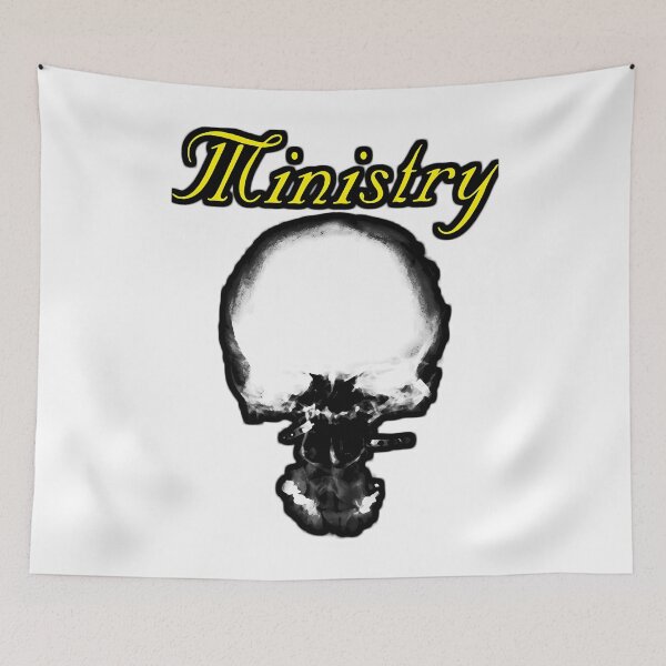 Item preview, Industrial Metal Band White Skull designed and sold by AFKChic.