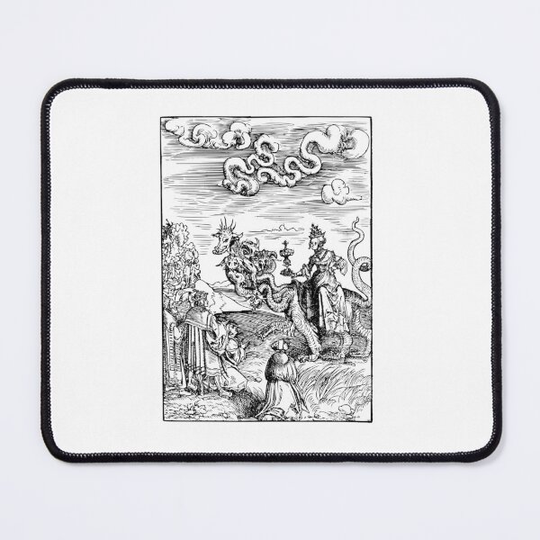 Item preview, Traditional Medieval Mythical Beast Woodcut Engraving Art designed and sold by JohnFeistd.