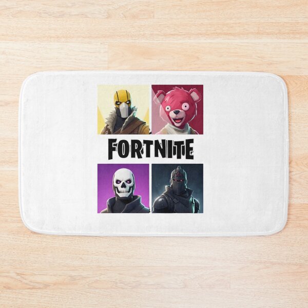 Item preview, Fortnite Characters Yellow Masked Figure Pink Bear Skull Knight  designed and sold by EuginaVasquez.