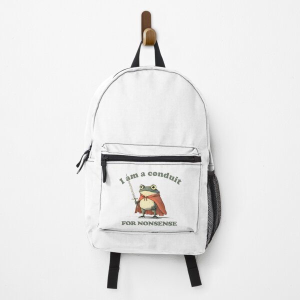 Item preview, I Am A Conduit For Nonsense Funny Frog Knight Fantasy designed and sold by BuncoHearas.