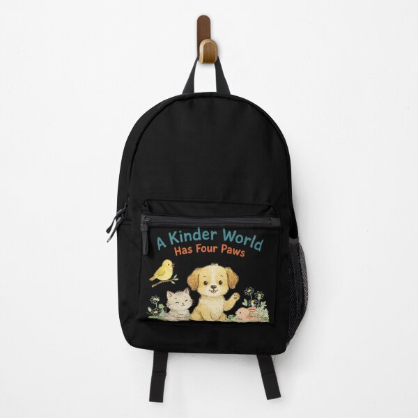 Item preview, A Kinder World Has Four Paws designed and sold by mirciashop.