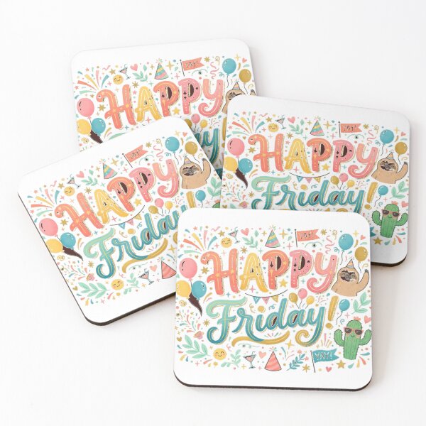 Item preview, Happy Friday Weekend Celebration Vibe designed and sold by Alta-store.