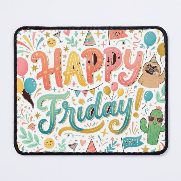 Item preview, Happy Friday Weekend Celebration Vibe designed and sold by Alta-store.