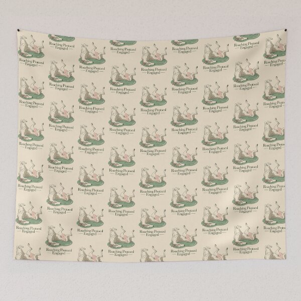 Item preview, Roaching Protocol Engaged Greyhound designed and sold by KAYJAY DESIGNS.