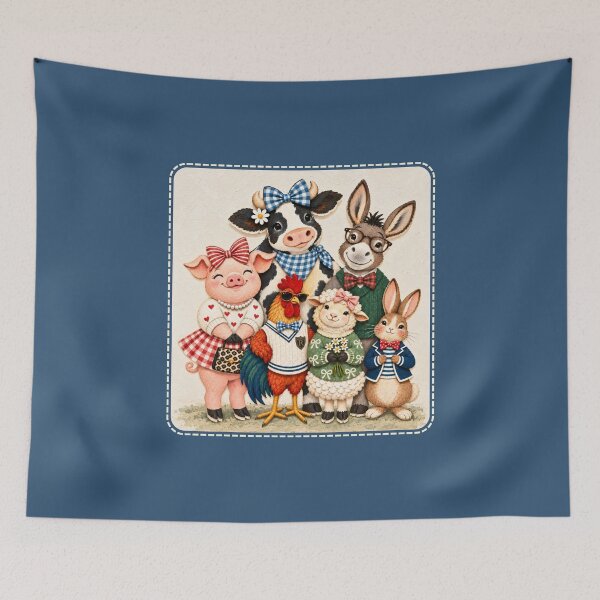 Item preview, We Are All Born Originals – Colorful Barnyard Animals designed and sold by Tootley.