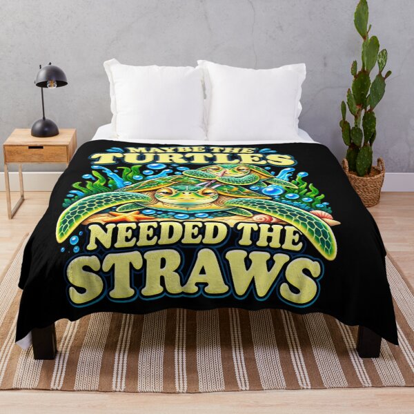 Item preview, Maybe The Turtles Needed The Straws  designed and sold by speakmanArt.