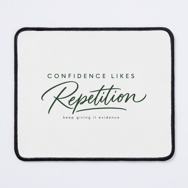Item preview, Confidence Likes Repetition Motivational Gym designed and sold by PhylonBoxx.