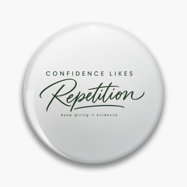 Item preview, Confidence Likes Repetition Motivational Gym  designed and sold by PhylonBoxx.