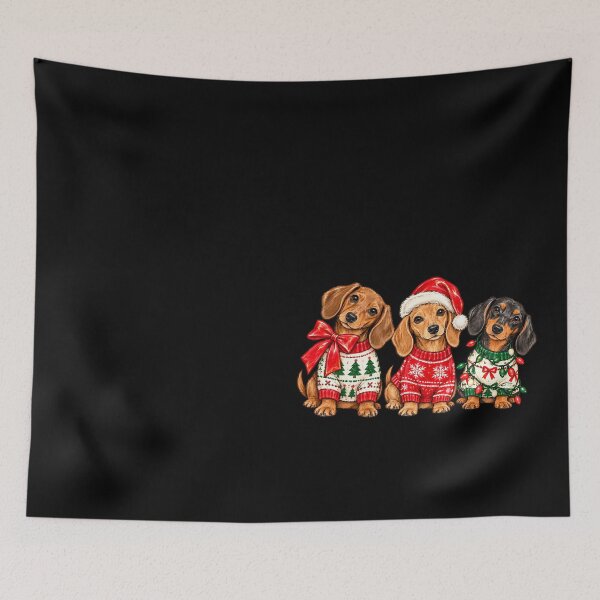 Item preview, Christmas Dachshund Comfort designed and sold by MurillaJeremy.