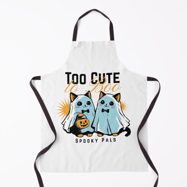 Item preview, Too Cute to Boo Spooky Pals | Ghost Cats Halloween Art designed and sold by Nobody Shadow Art.