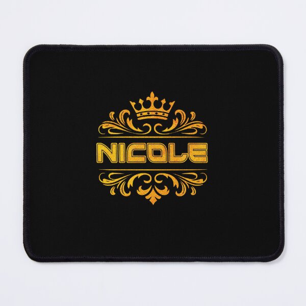 Item preview, Nicole Personalized Name With Crown - Cool & Custom Gift for Girls, Teens designed and sold by Oussinc.