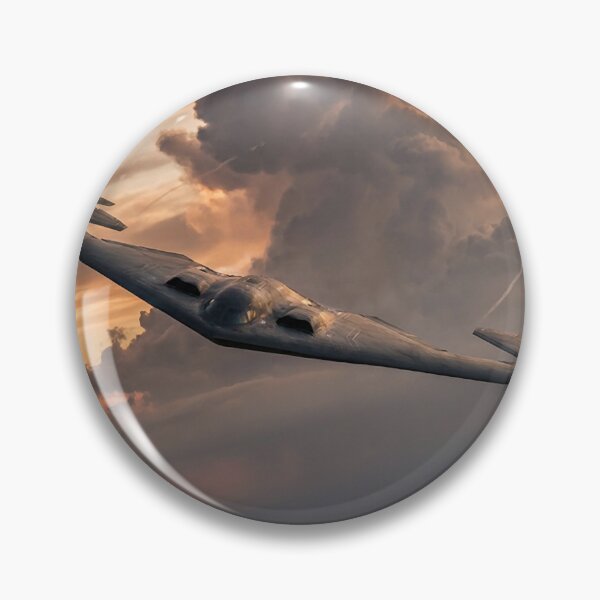 Item preview, B-2 Spirit and F-22 Raptors Storm Clouds designed and sold by Airpower Art.
