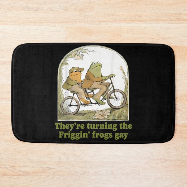 Item preview, Funny Frog Couple Bicycle Ride Gay Humor designed and sold by BuncoHearas.
