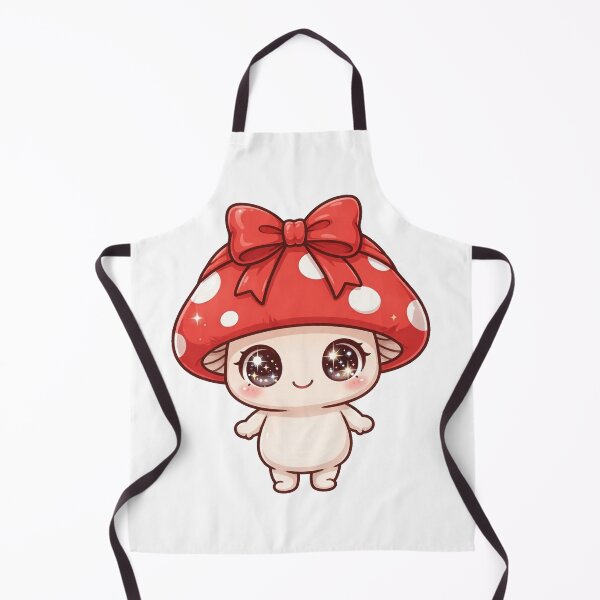 Item preview,  Cute mushroom with red bow designed and sold by priyankajustine.