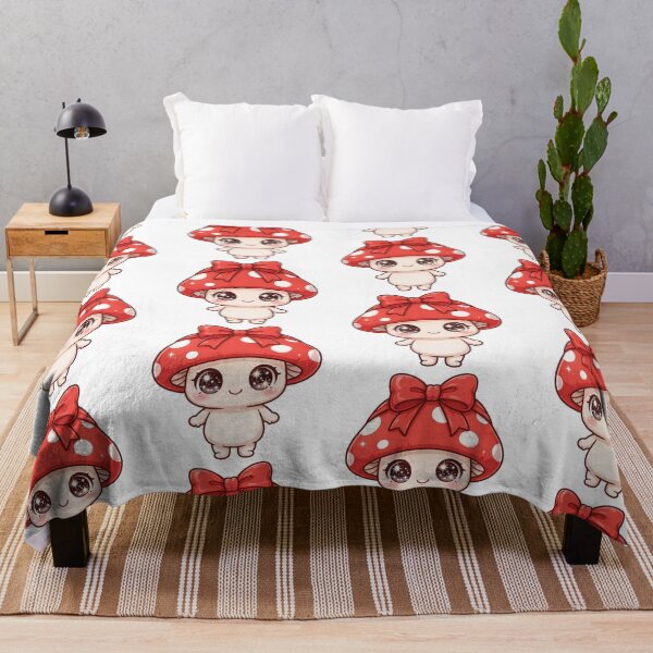 Item preview,  Cute mushroom with red bow designed and sold by priyankajustine.