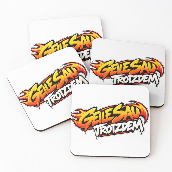 Item preview, GEILE SAU TRODZDEM – Hot Graffiti Racing Style designed and sold by TUSKANY-SKY.