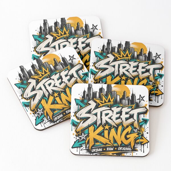 Item preview, Street King Urban Streetwear Design designed and sold by BasicPrintStudio.