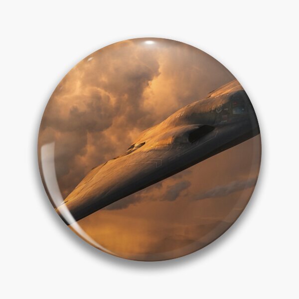Item preview, B-2 Spirit Climbing Past Storm Cloud Sunset designed and sold by Airpower Art.