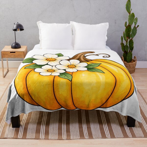 Item preview, Pumpkin with Flowers designed and sold by GraphicsClub.