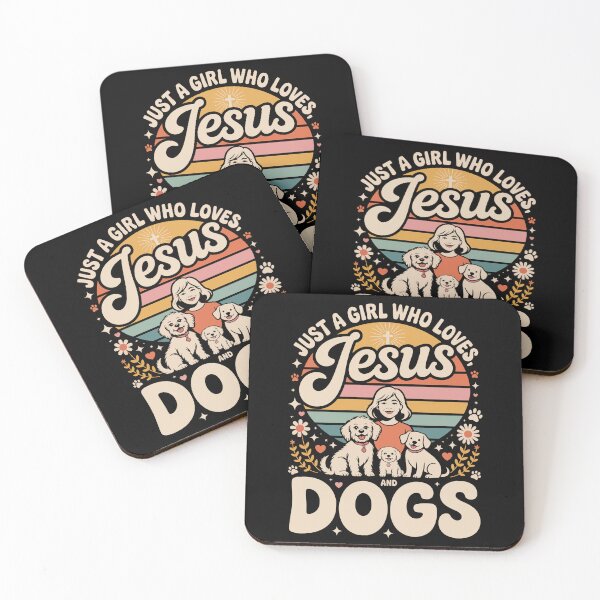 Item preview, JUST A GIRL WHO LOVES JESUS AND DOGS designed and sold by jkrphoto.