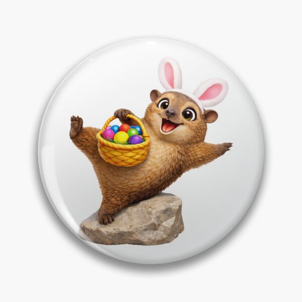 Item preview, Rock Hyrax Easter Basket designed and sold by Sillytoe.