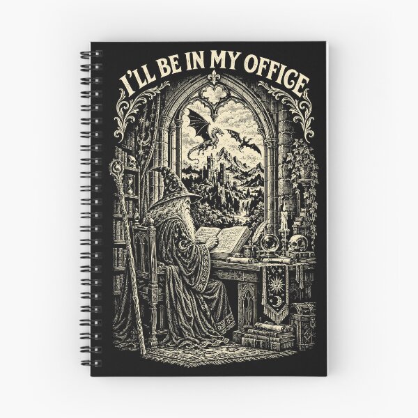 Item preview, I'll Be in My Office Funny Medieval Wizard designed and sold by andre-hollow.
