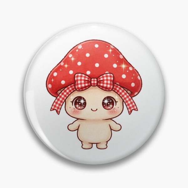 Item preview, Red and white mushroom with red pattern bow designed and sold by priyankajustine.