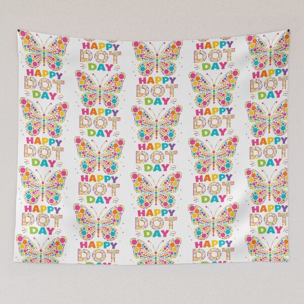 Item preview, Happy Dot Day Colorful Butterfly Teacher Kids designed and sold by aless-gilligzx.