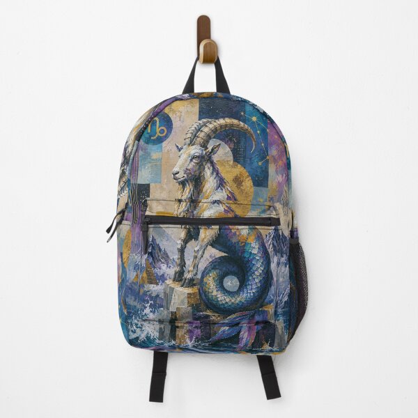 Item preview, Capricorn Zodiac Painting – Celestial Astrology Art designed and sold by GalleryKauffeld.
