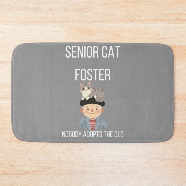 Item preview, Senior Cat Foster, Nobody Adopts The Old Ones, Heartfelt Pet Lover Gift designed and sold by Zyvora-merch.
