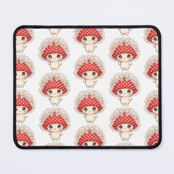 Item preview, Lace bonnet cute mushroom designed and sold by priyankajustine.
