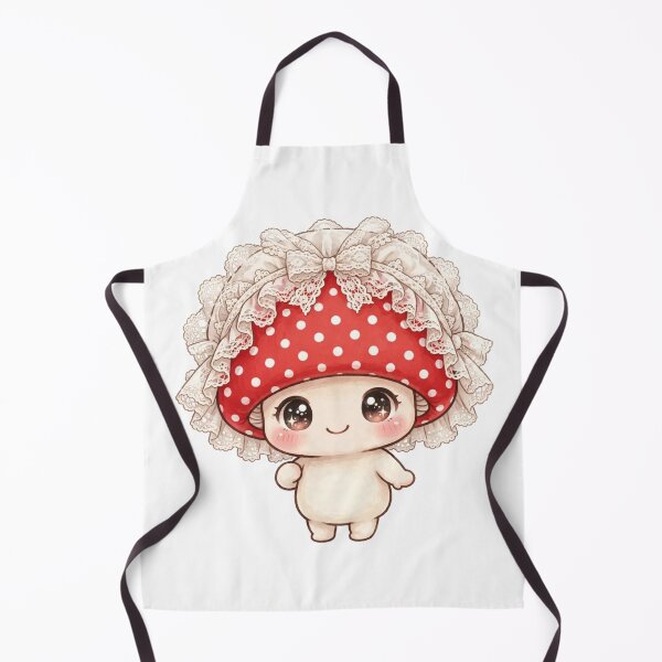 Item preview, Lace bonnet cute mushroom  designed and sold by priyankajustine.